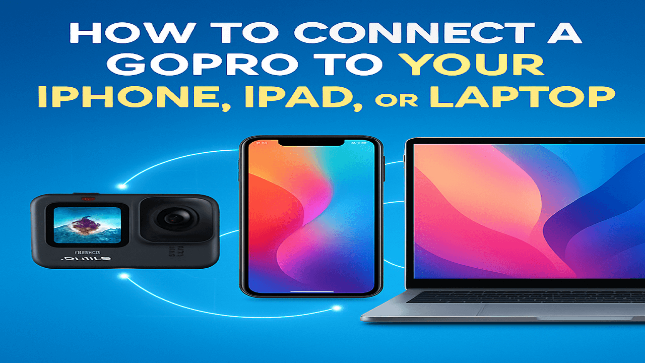 Guide: How to Connect a GoPro to Your iPhone, iPad, or Laptop