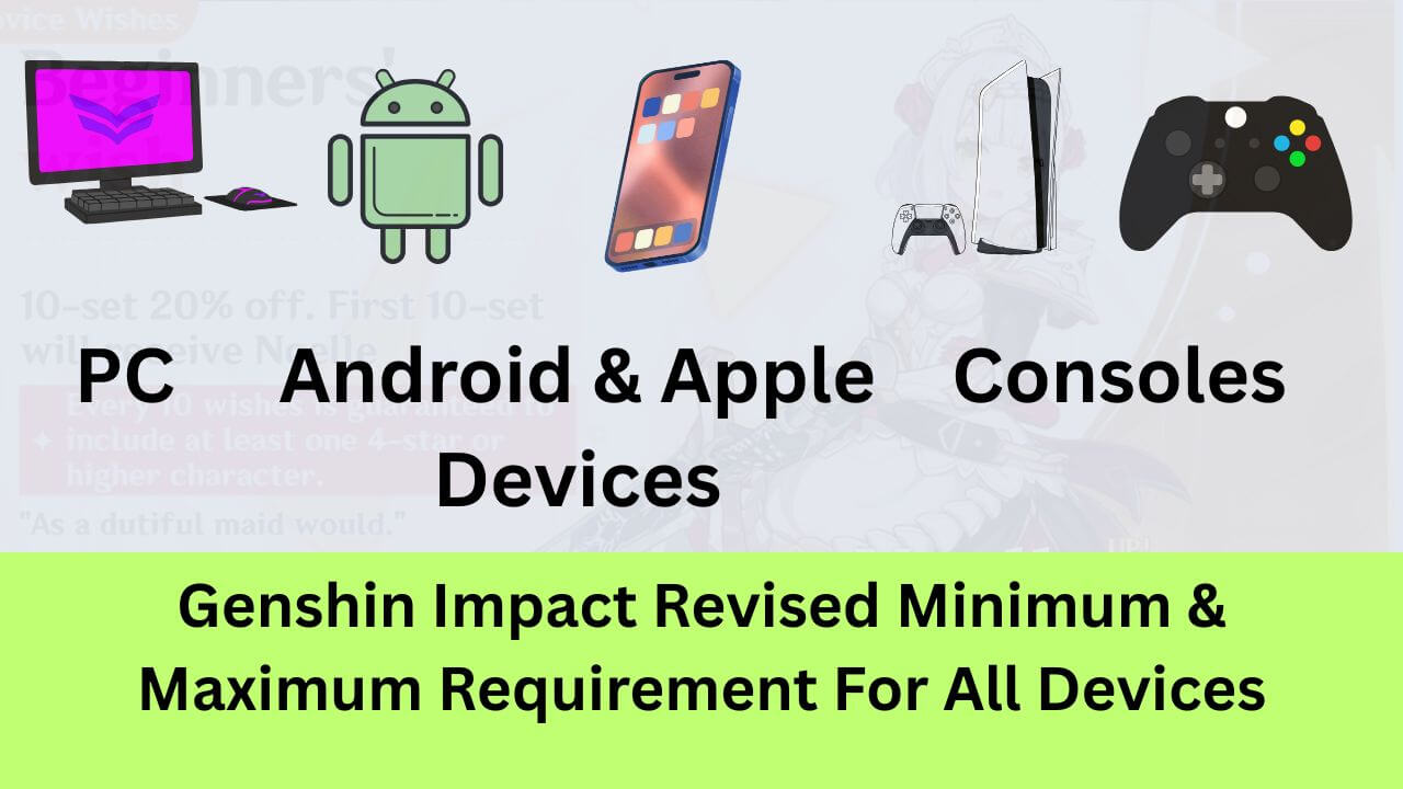 genshin impact system requirements minimum and maximum